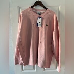 Unisex pink Lacoste sweater